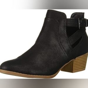 GUC Fergalicious Women's Banger Cut out Black Booties